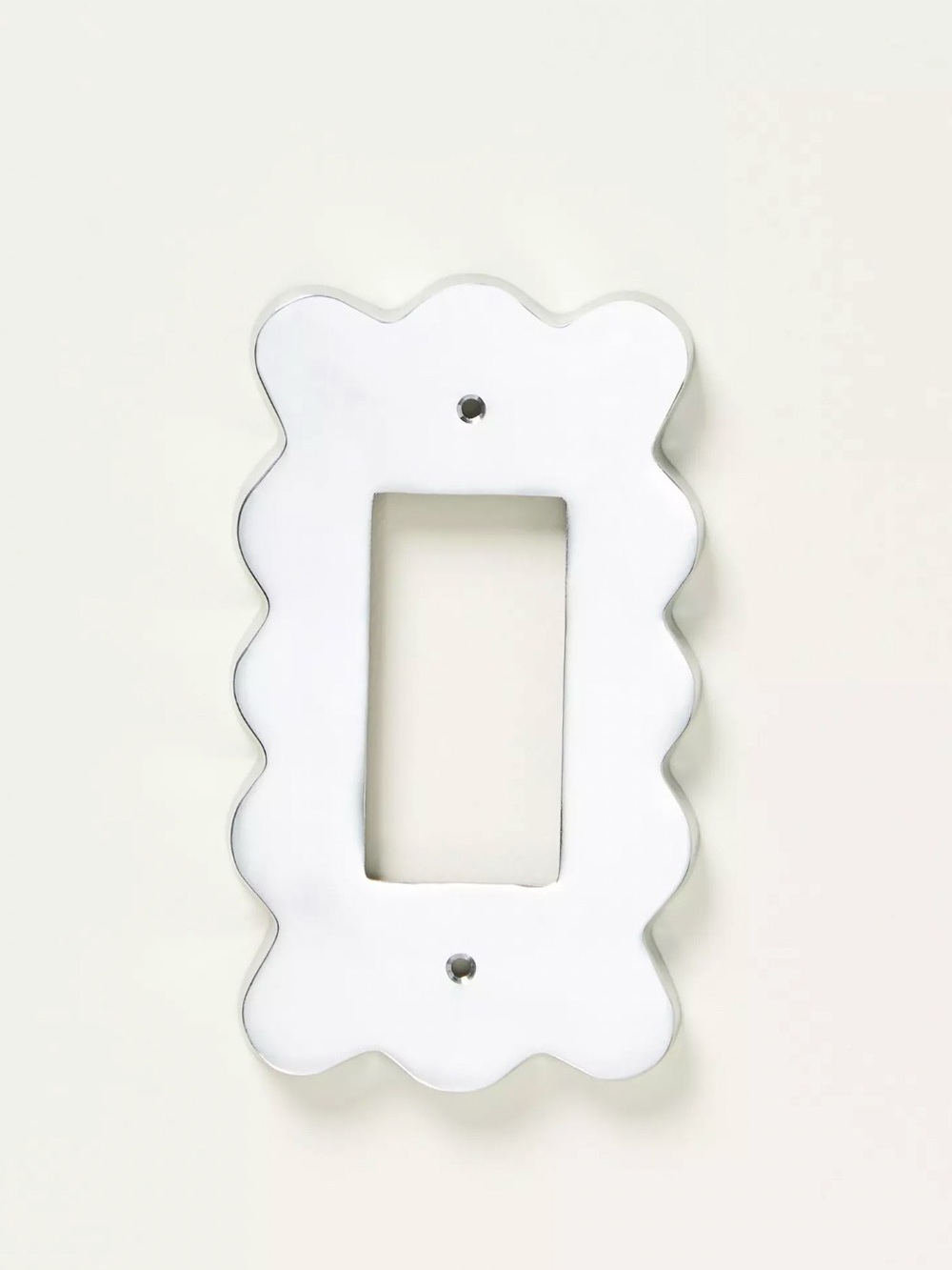 Anthropologie Scalloped Wiggle Toggle Plate Cover